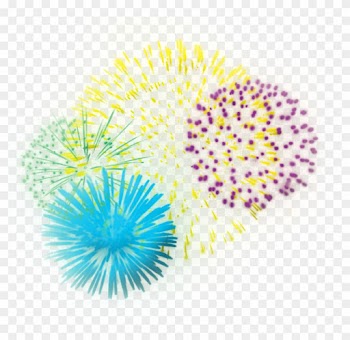 New Years Fireworks Clip Art For Kids - Happy New Year Fireworks Png