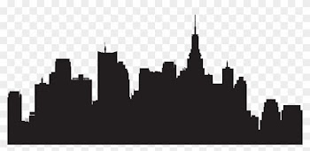 New York City Silhouette Skyline
