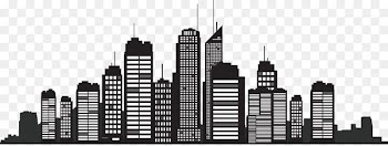 New York City Silhouette Skyline Cityscape - Building Silhouette 