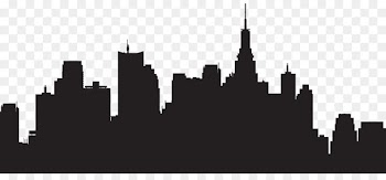 New York City Silhouette Skyline Clip art - CITY 