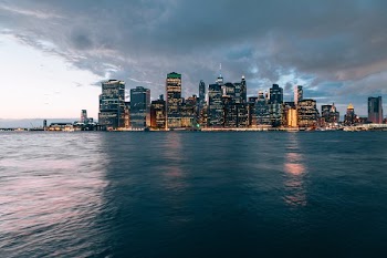 New York City Skyline From Water