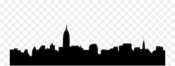 New York City Skyline Silhouette Clip art - city silhouette 