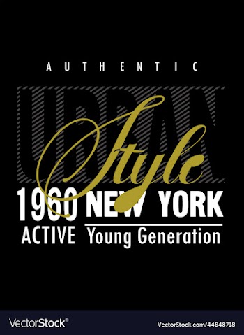 new york denim typography for t shirt design