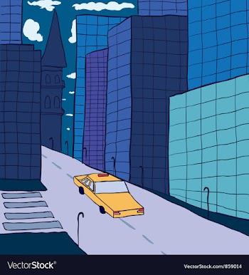 New york doodles vector image