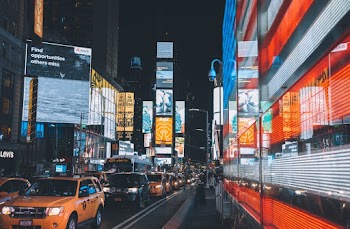 New York During Nighttime