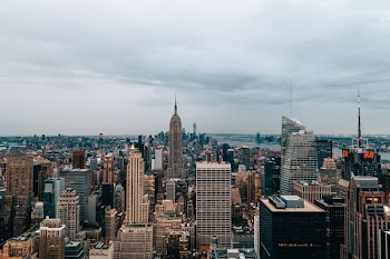 New York Skyscrapers At Dusk