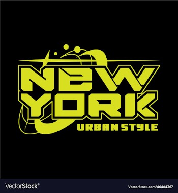 new york y2k streetwear style colorful slogan text