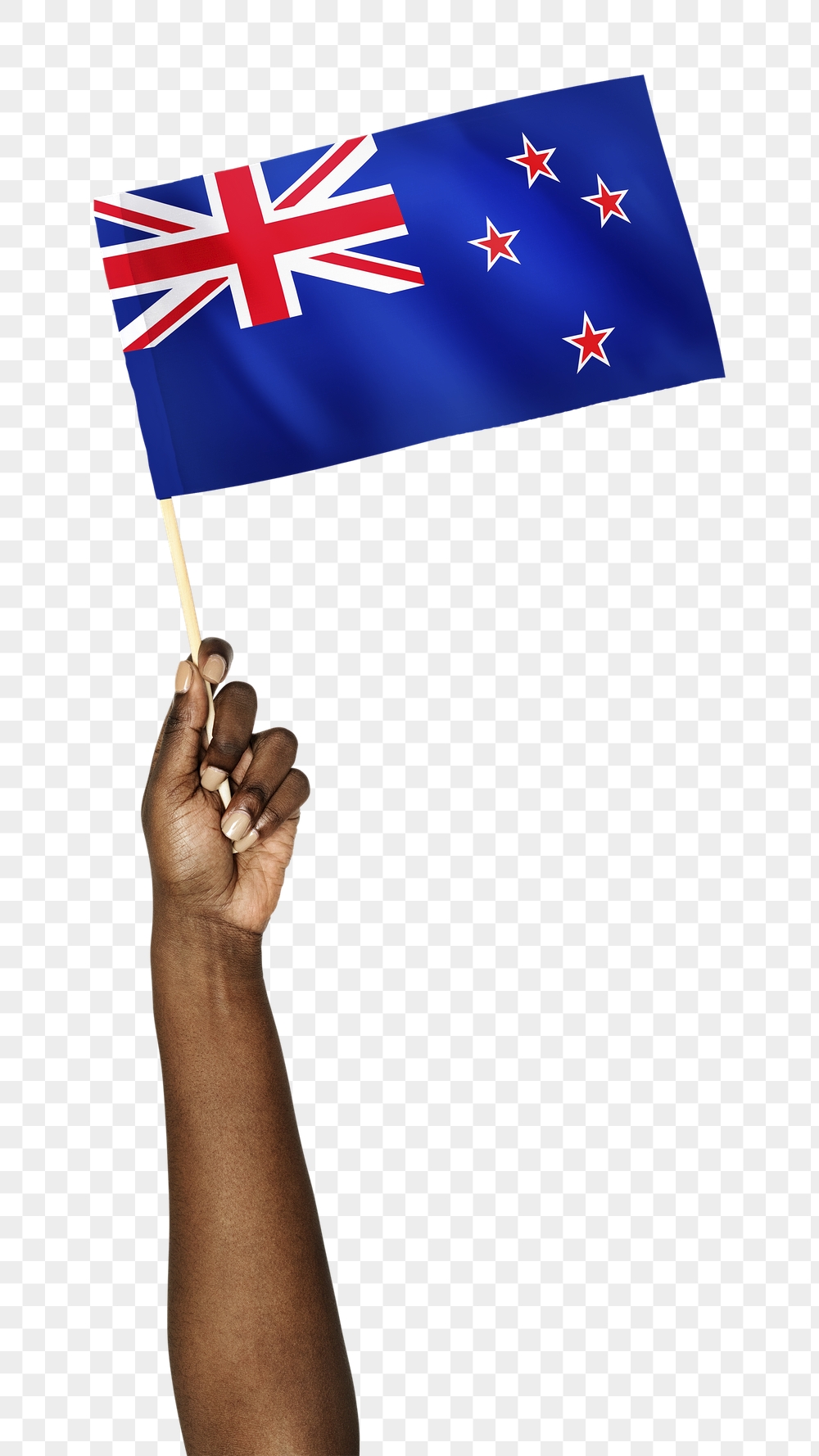 New Zealand's flag png in black | Free PNG - rawpixel