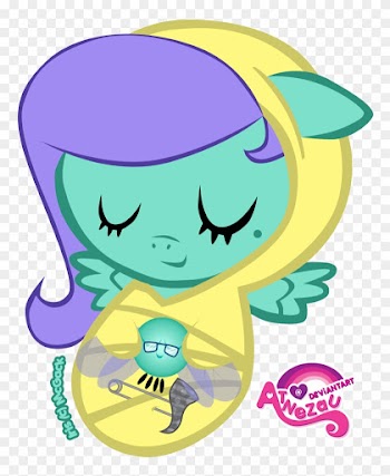 Newborn Iris By Atnezau - My Little Pony Baby Pinkie Pie