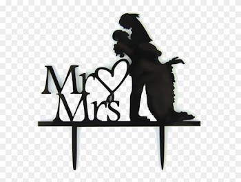 Newlyweds Wedding Cake Topper - Wedding Cake Toppers Png