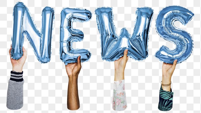 News balloon png word sticker, | Free PNG - rawpixel