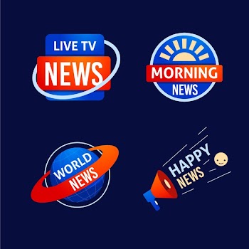 News design logo pack Free Vector