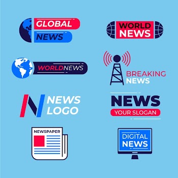 News logo collection Free Vector
