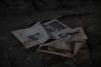 Newspaper Article on Pavement