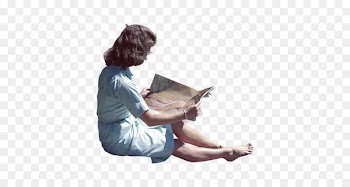 Newspaper Magazine Bit - beach people 