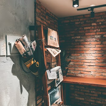 Newspaper on Rack