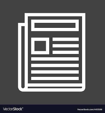 Newspaper vector image