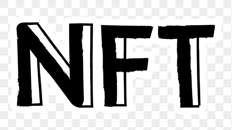 NFT png word sticker typography, | Free PNG - rawpixel