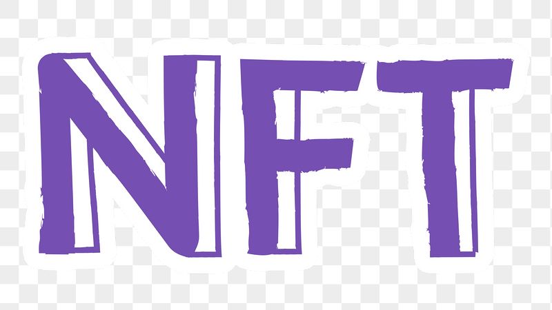 NFT png word sticker typography, | Free PNG - rawpixel