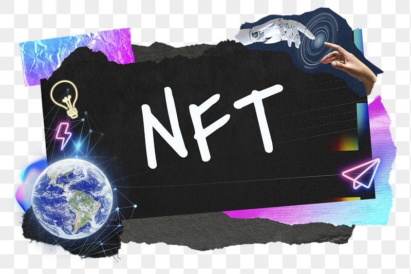NFT png word sticker typography, | Free PNG - rawpixel