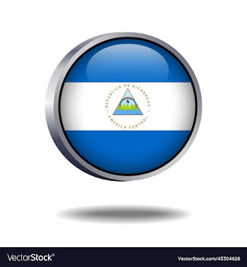 nicaragua flag button