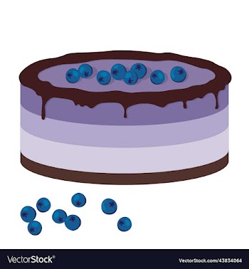 nice layered blueberry chocolate cake