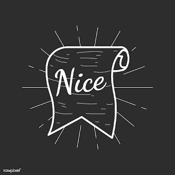 Nice text in a badge | Free stock vector - 575018
