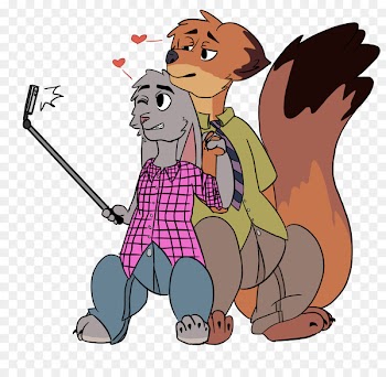 Nick Wilde, Lt Judy Hopps, Human, Cartoon, Animated Cartoon PNG