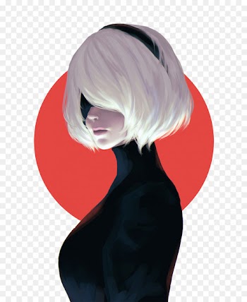 Nier Automata, Soulcalibur Vi, Gravity Rush 2, Hair, Red PNG