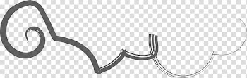 Nifty Shapes D, grey lines art transparent background PNG clipart
