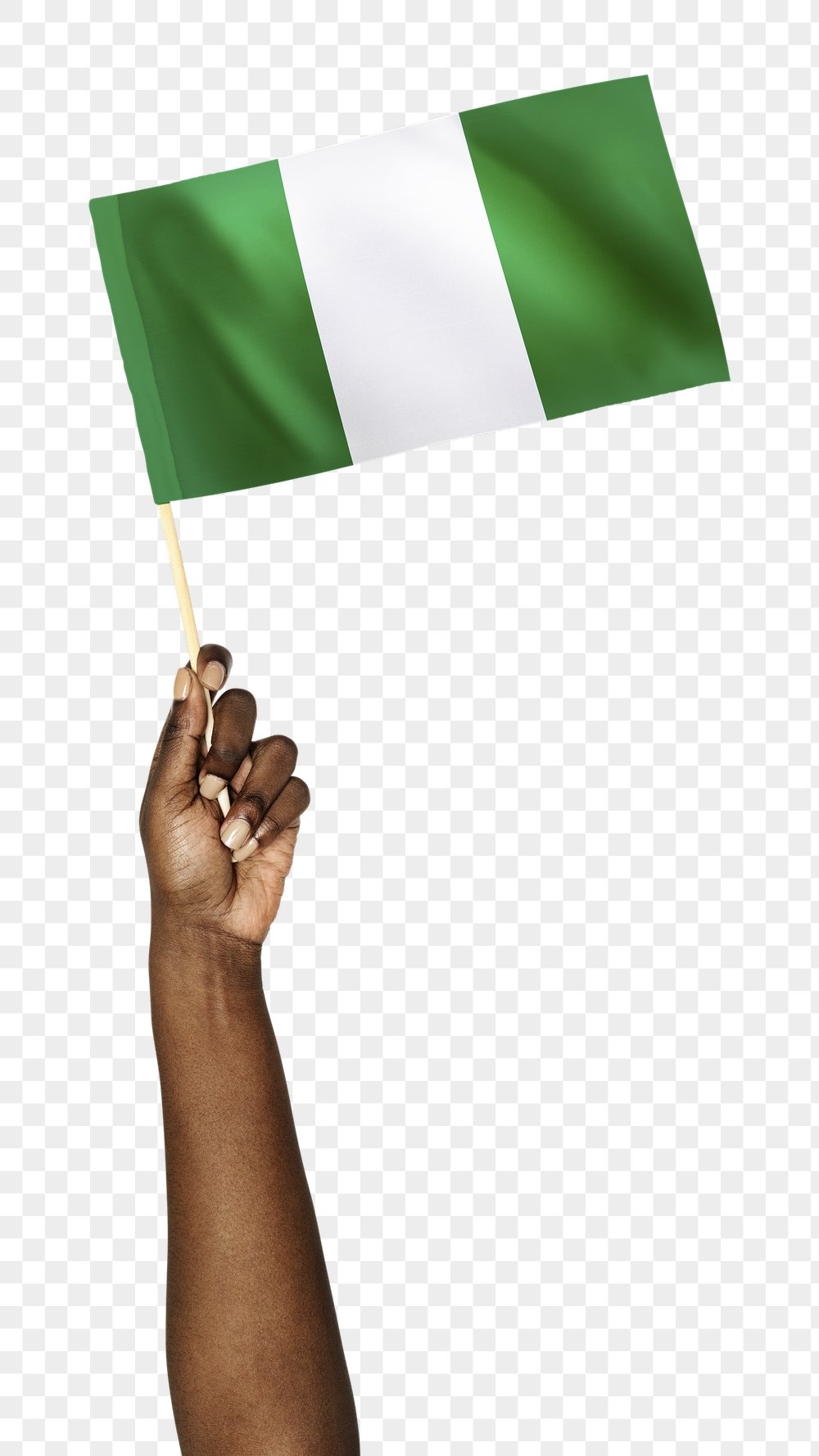 Nigeria's flag png in black | Free PNG - rawpixel