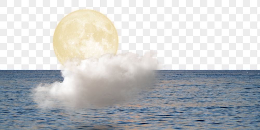 Night border png, full moon | Free PNG - rawpixel