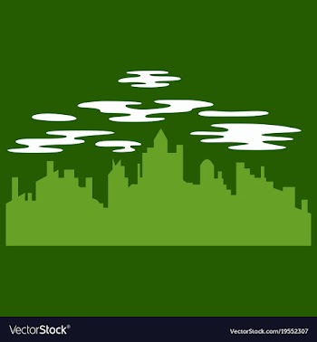 Night city dark urban scape night cityscape in vector image