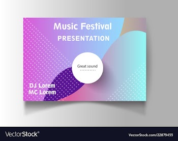 Night dance party music night poster template vector image