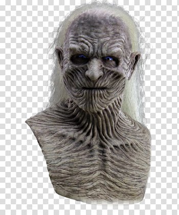 Night King White Walker Mask Costume Disguise, mask transparent background PNG clipart