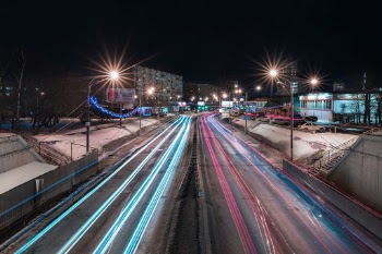 night road