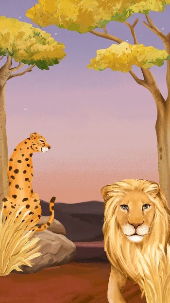 Night safari iPhone wallpaper, lion | Free Photo Illustration - rawpixel