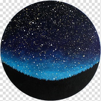 Night sky Circle Astronomical object Astronomy, watercolor sky transparent background PNG clipart