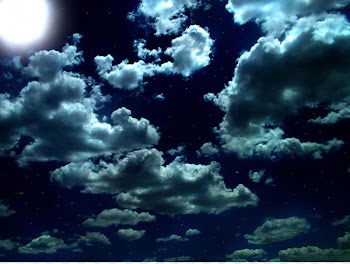 Night sky Cloud Moonlight Desktop Wallpaper - Night 