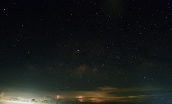 Night sky in Koh Rong beach