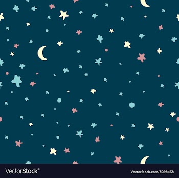  					Night sky pattern vector image														
