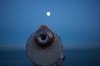          Night Sky Viewer Moon Calm Free Photo     