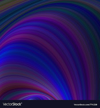 Night storm - abstract fractal design background vector image