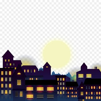 Night - Vector night city 