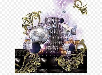 Nightclub Poster - Colorful ballroom 