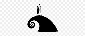 Nightmare Before Christmas Tagged "jack Skellington" - Jack And Sally Silhouette