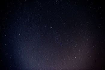 nighttime with stars