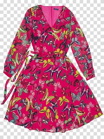 Nightwear Sleeve Pink M Dress RTV Pink, new autumn products transparent background PNG clipart