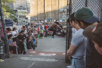 Nike skate competition in new york city.