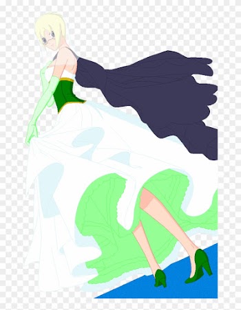 Nikki's Wedding Dress By Calming-thoughts - Illustration